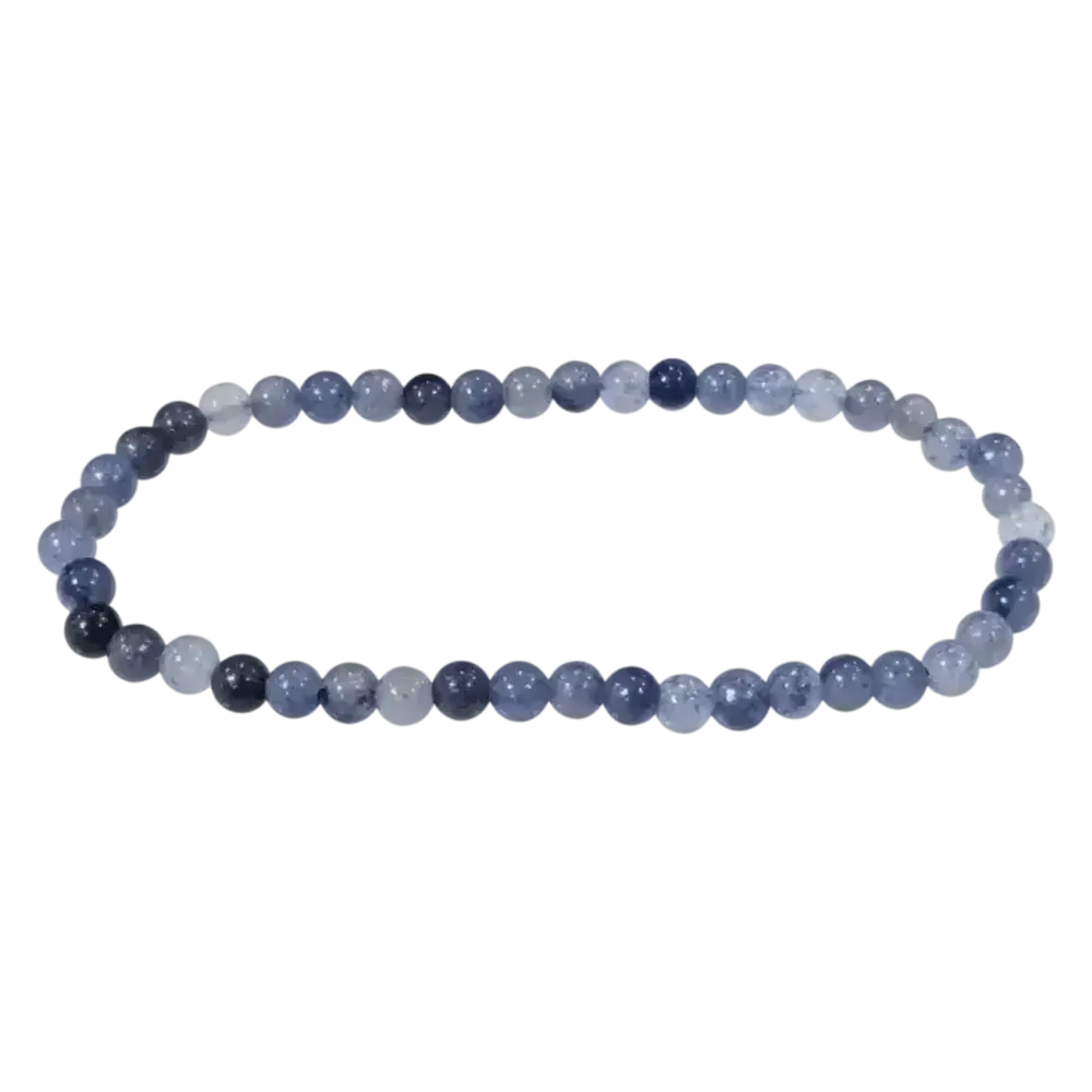 Bracelets - Bracelet Aventurine bleue A perles 4mm - ARABESK