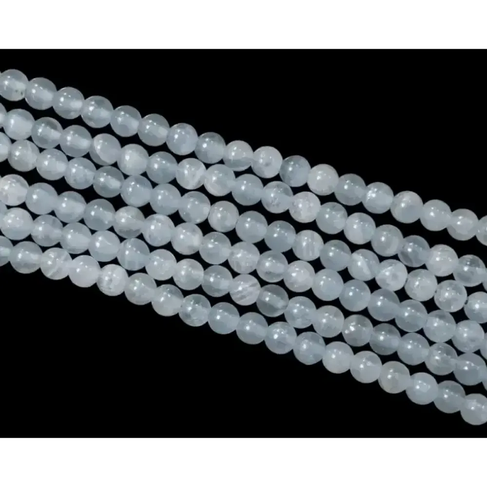 Bijoux - Calcite Bleue AAA perles 5.5mm sur fil 40cm - ARABESK