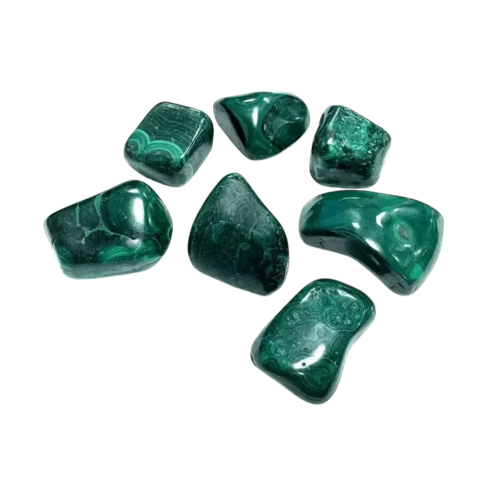 Jewelry - Malachite A tumbled stones 250g - ARABESK