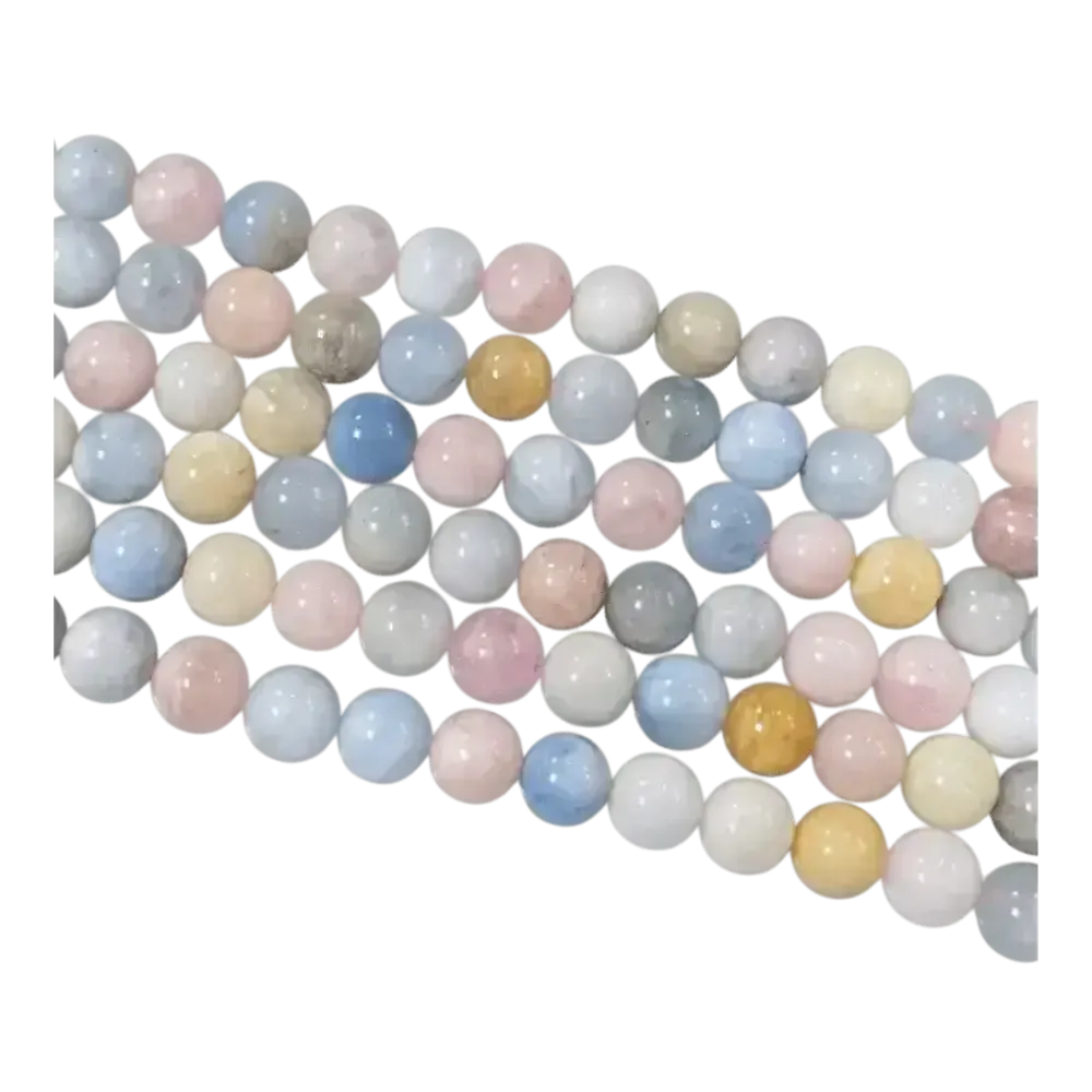 Bijoux - Béryls A perles 10mm sur fil 40cm - ARABESK