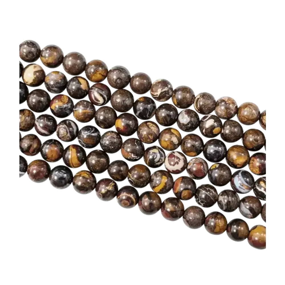 Bijoux - Opale Boulder AA perles 6-7mm sur fil 40cm - ARABESK