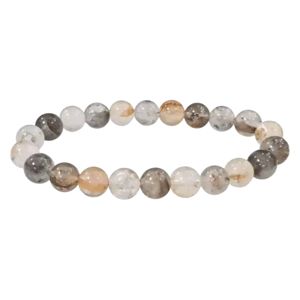 Bracelets - Herkimer Crystal Bracelet With 7.5-8.5mm beads - ARABESK