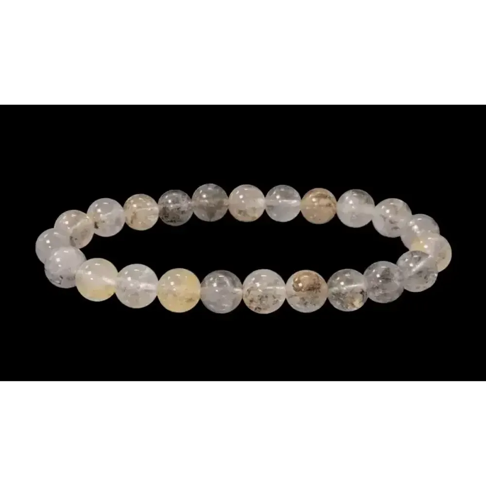 Bracelets - Herkimer Crystal Bracelet With 7.5-8.5mm beads - ARABESK