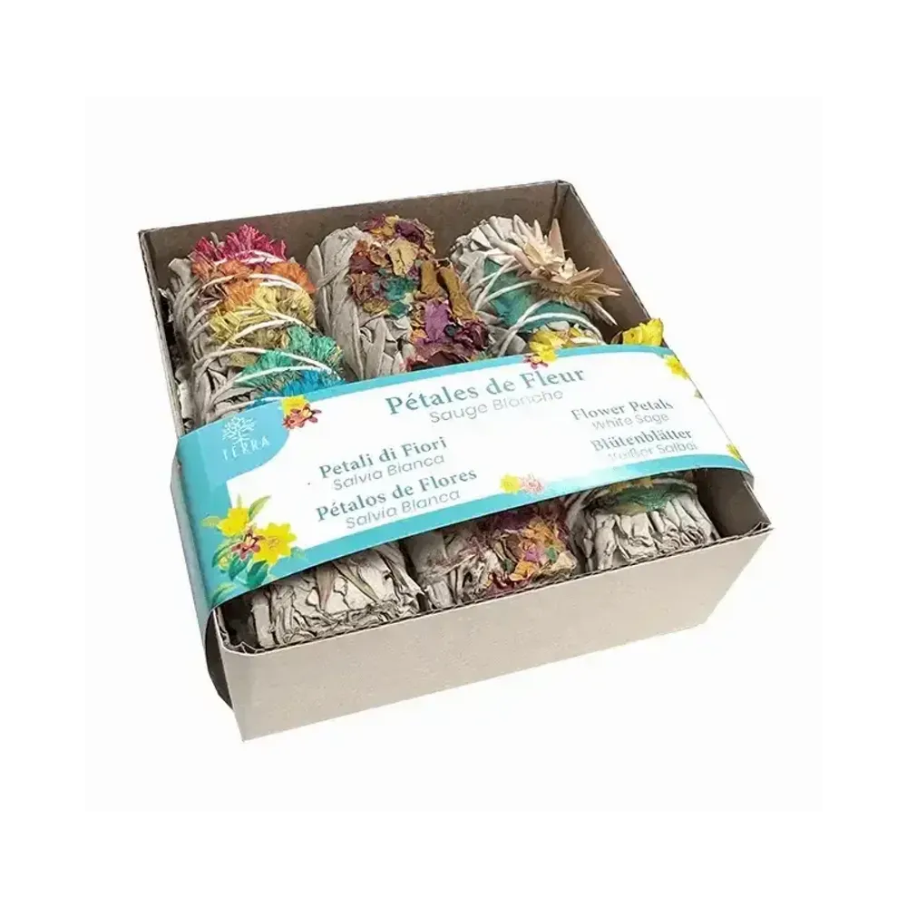 Scents - Set Flower Petals & White Sage Bundle 25-30gr 10cm - ARABESK
