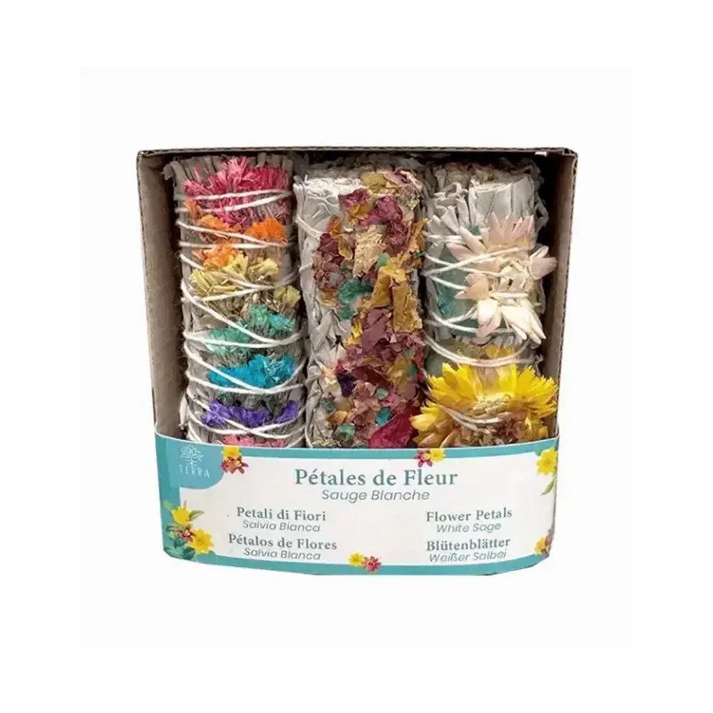 Scents - Set Flower Petals & White Sage Bundle 25-30gr 10cm - ARABESK
