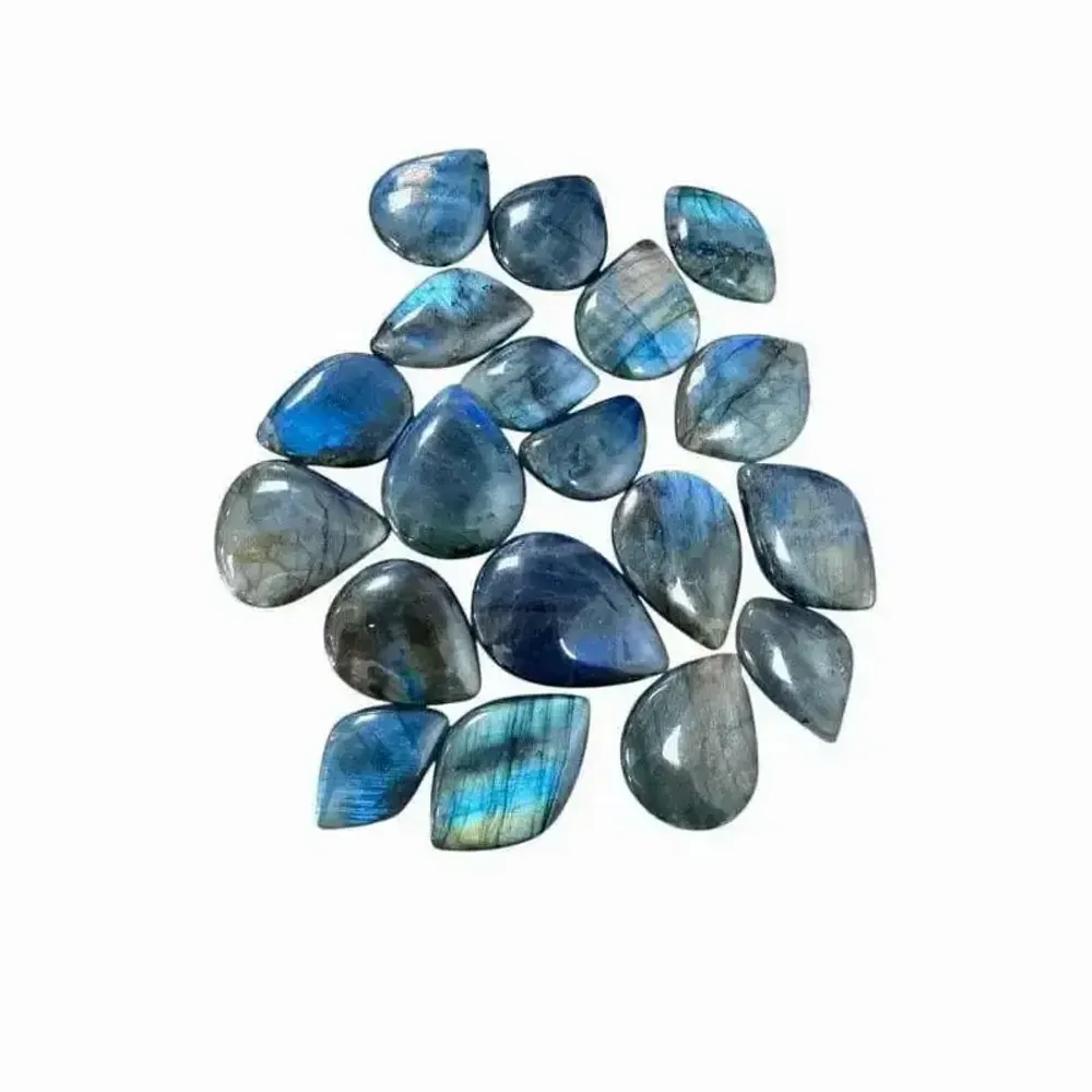 Jewelry - Labradorite cabochon drilled in width 200gr - ARABESK