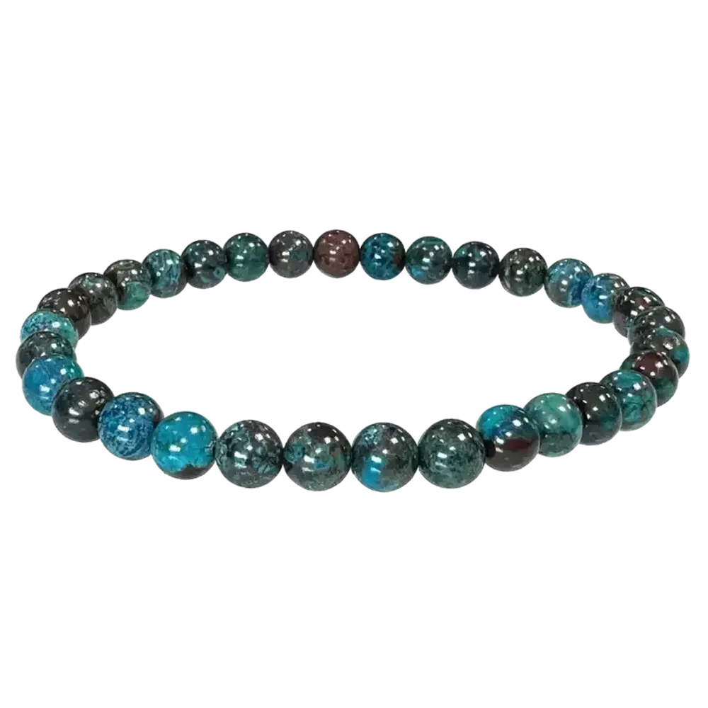 Bracelets - Bracelet Chrysocolla Türkiye AAA beads 5-6mm - ARABESK