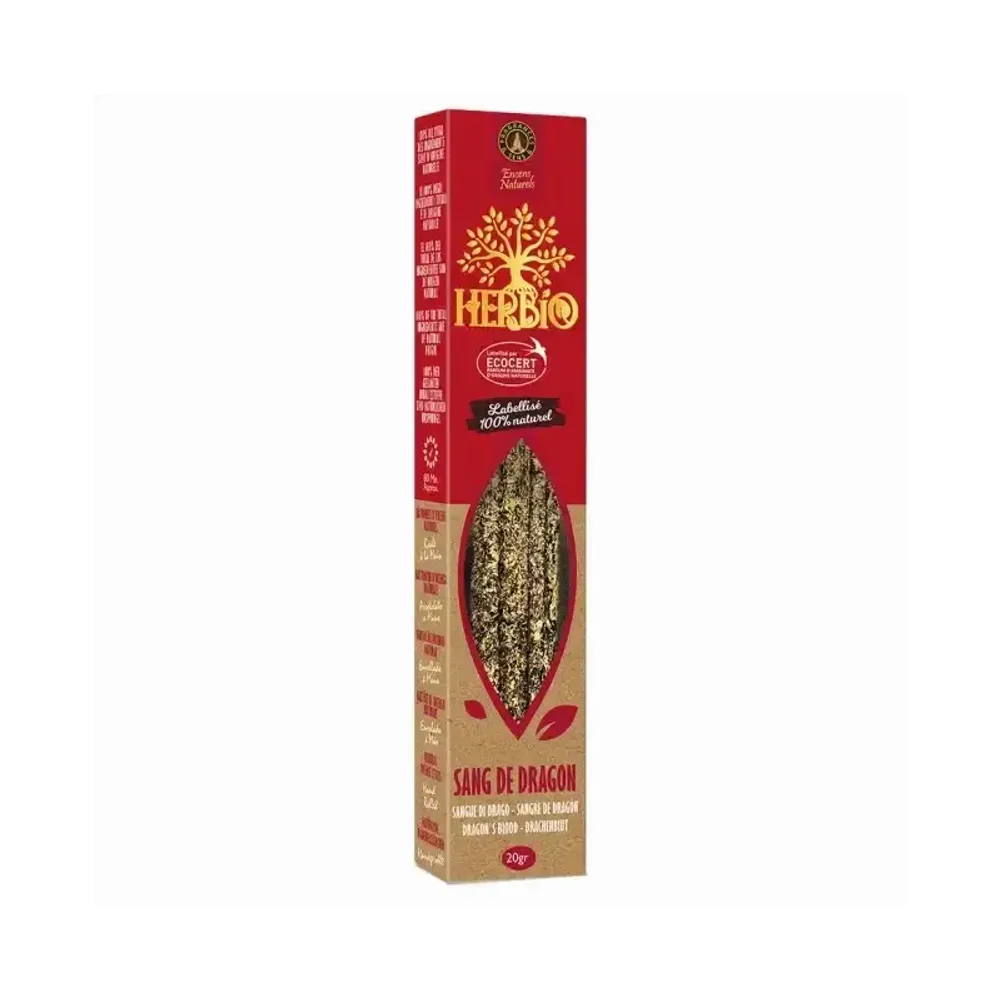 Scents - Smudge Incense Ecocert Herbio Dragon's Blood 20g - ARABESK