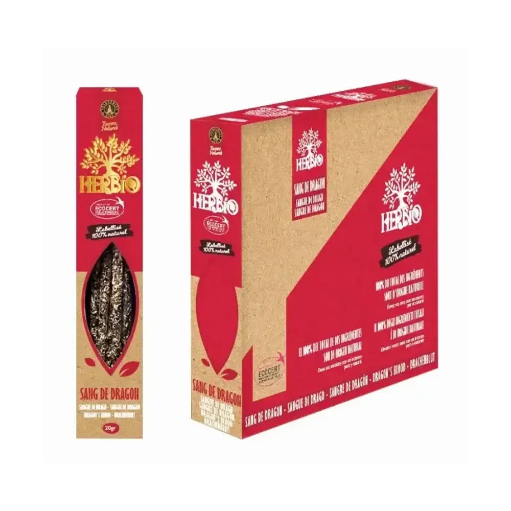 Scents - Smudge Incense Ecocert Herbio Dragon's Blood 20g - ARABESK