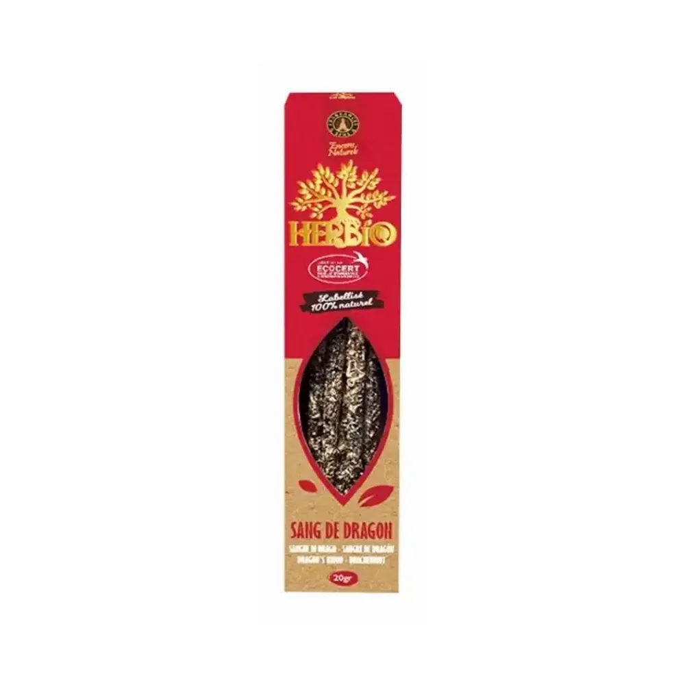 Scents - Smudge Incense Ecocert Herbio Dragon's Blood 20g - ARABESK