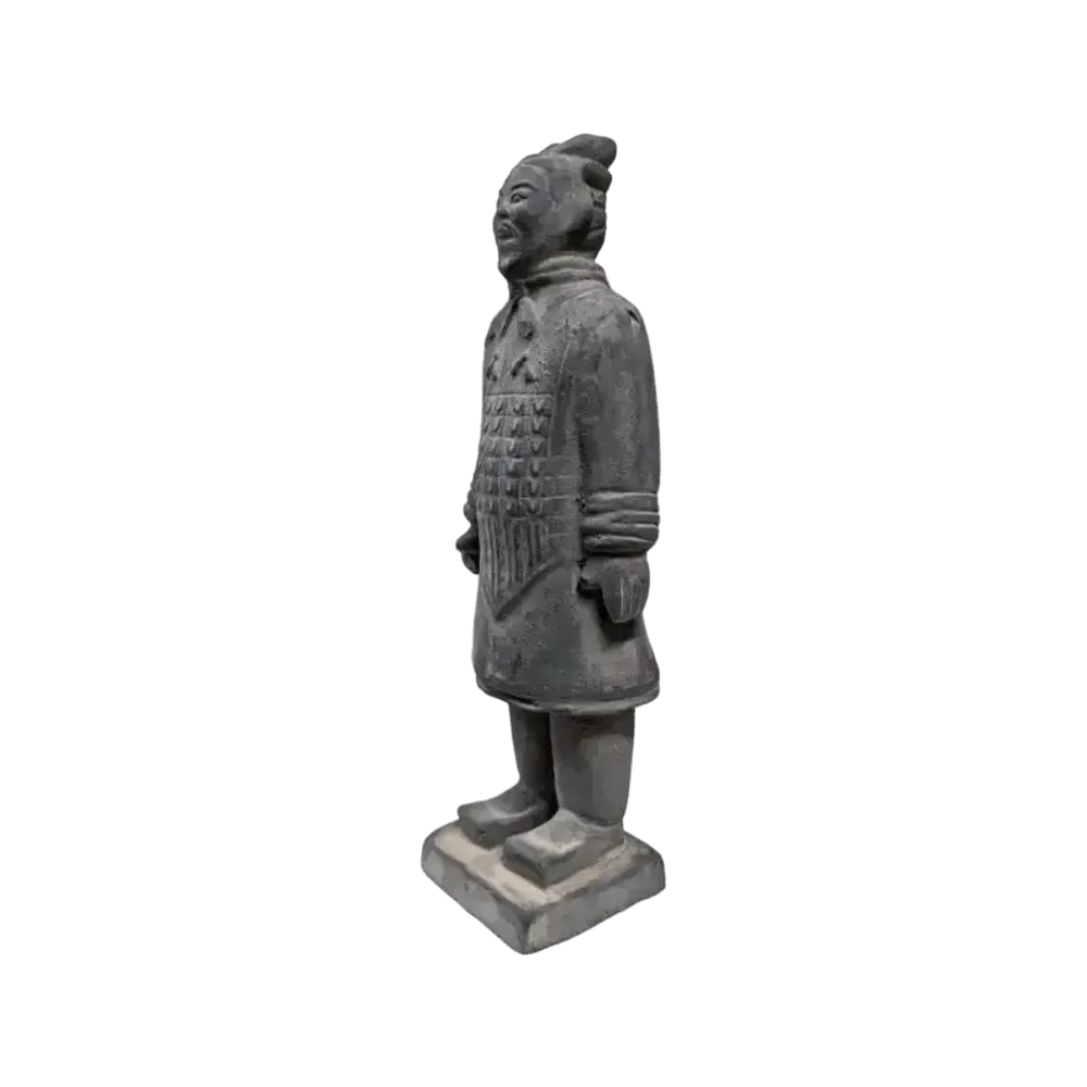 Sculptures, statuettes et miniatures - Statue Noire en Terracotta Général 20cm - ARABESK