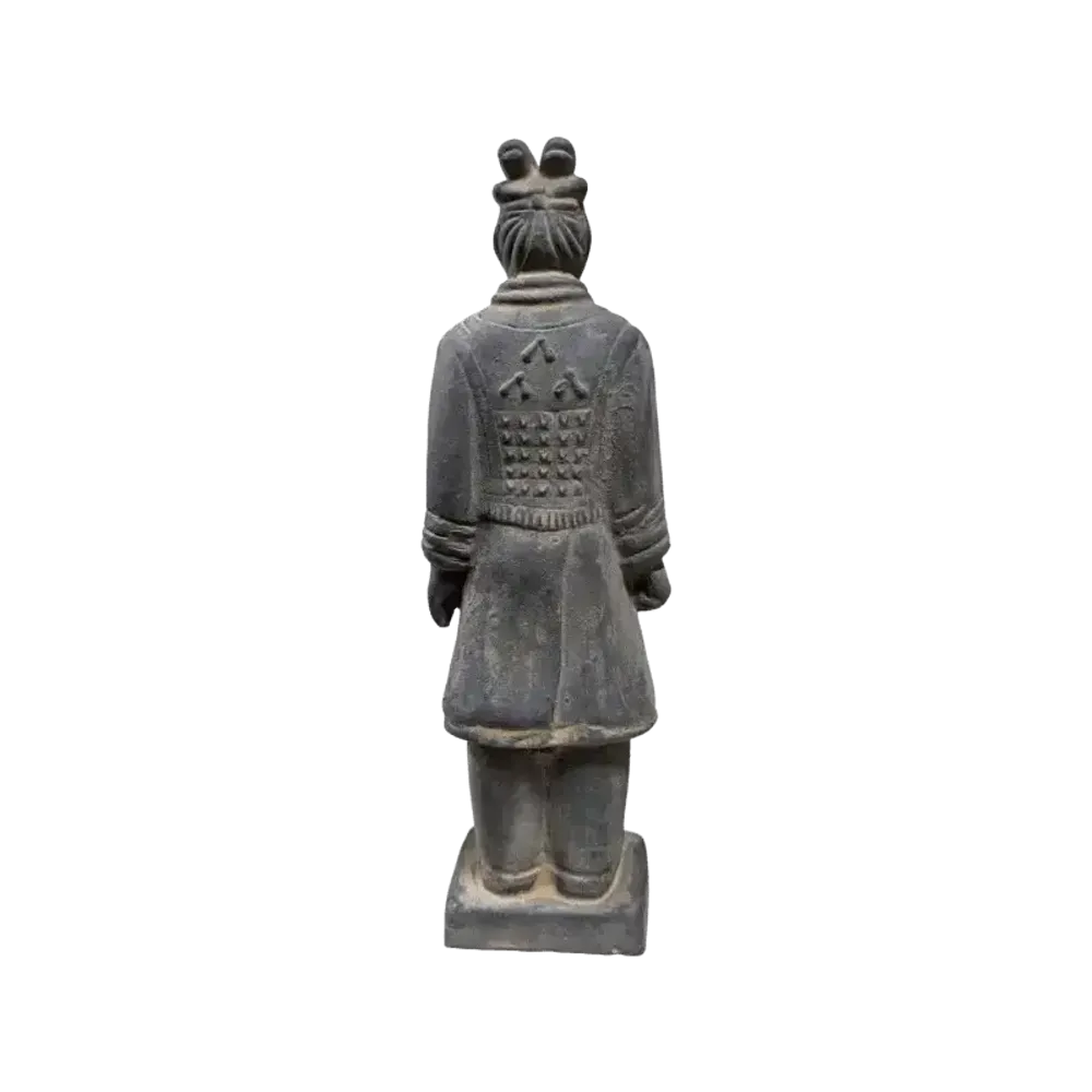 Sculptures, statuettes et miniatures - Statue Noire en Terracotta Général 20cm - ARABESK