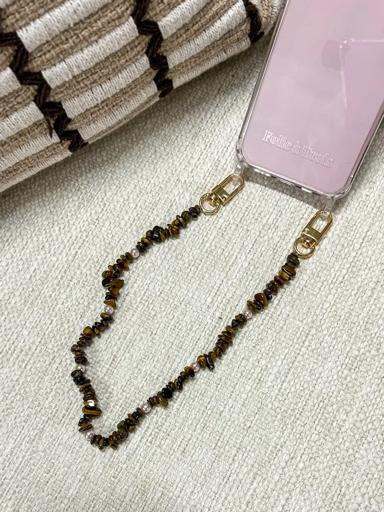 Cadeaux - Lagoon Stones Short TÉLÉPHONE SANGLE BLEU - FOLIE À TROIS