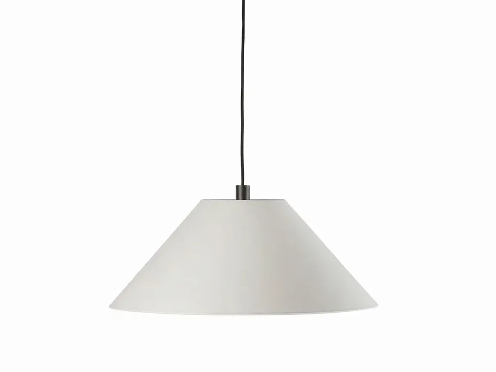 Hanging lights - CLASICA suspension white lampshade - LUXCAMBRA