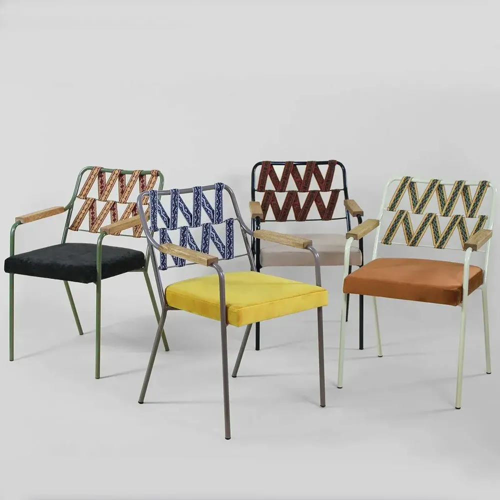 Chairs - Tiyana Trópico Tela yellow chair - NA'LAGO