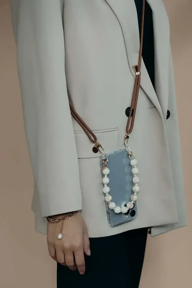 Cadeaux - Juniper Short SANGLE DE TÉLÉPHONE MRBL - FOLIE À TROIS