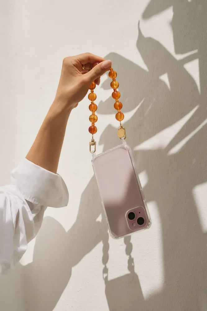 Gifts - Juniper Short PHONE STRAP BRN - FOLIE À TROIS