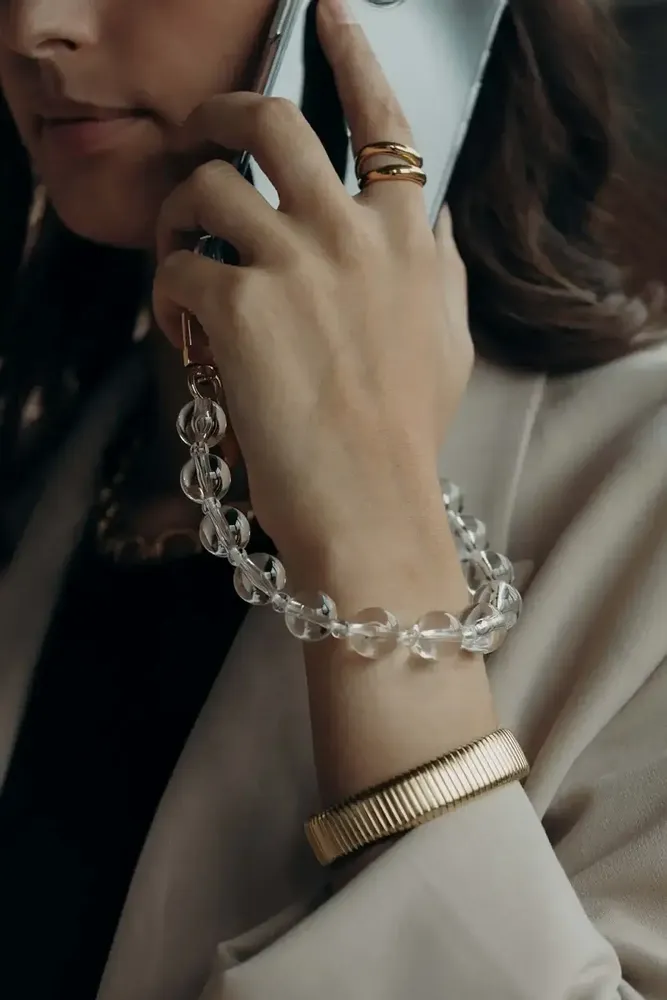 Gifts - Juniper Short PHONE STRAP BRN - FOLIE À TROIS