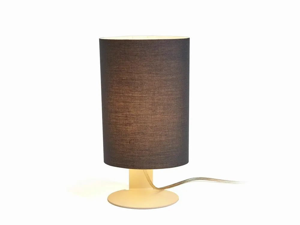 Table lamps - CLIPAM table lamp in white with cotton lampshades - LUXCAMBRA