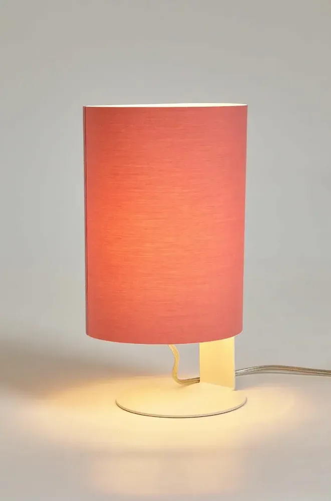 Table lamps - CLIPAM table lamp in white with cotton lampshades - LUXCAMBRA