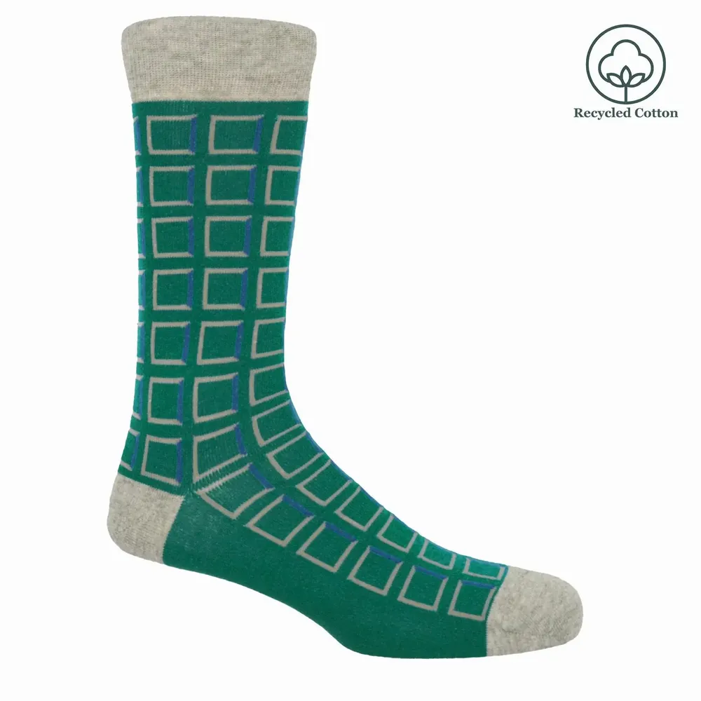 Socks - Cube recycled cotton socks for men - PEPER HAROW SOCKS