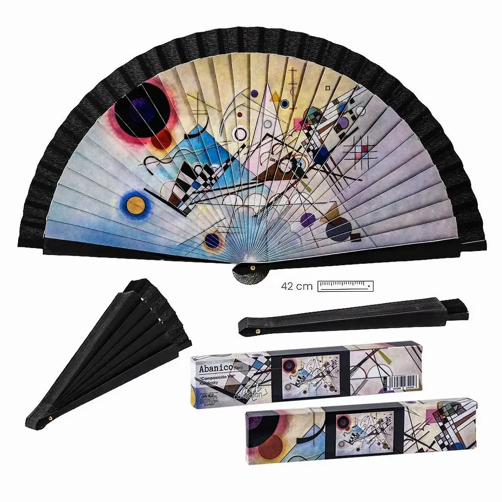 Gifts - Kandinsky Folding Fan “Composition 8”. - JAVIER SA