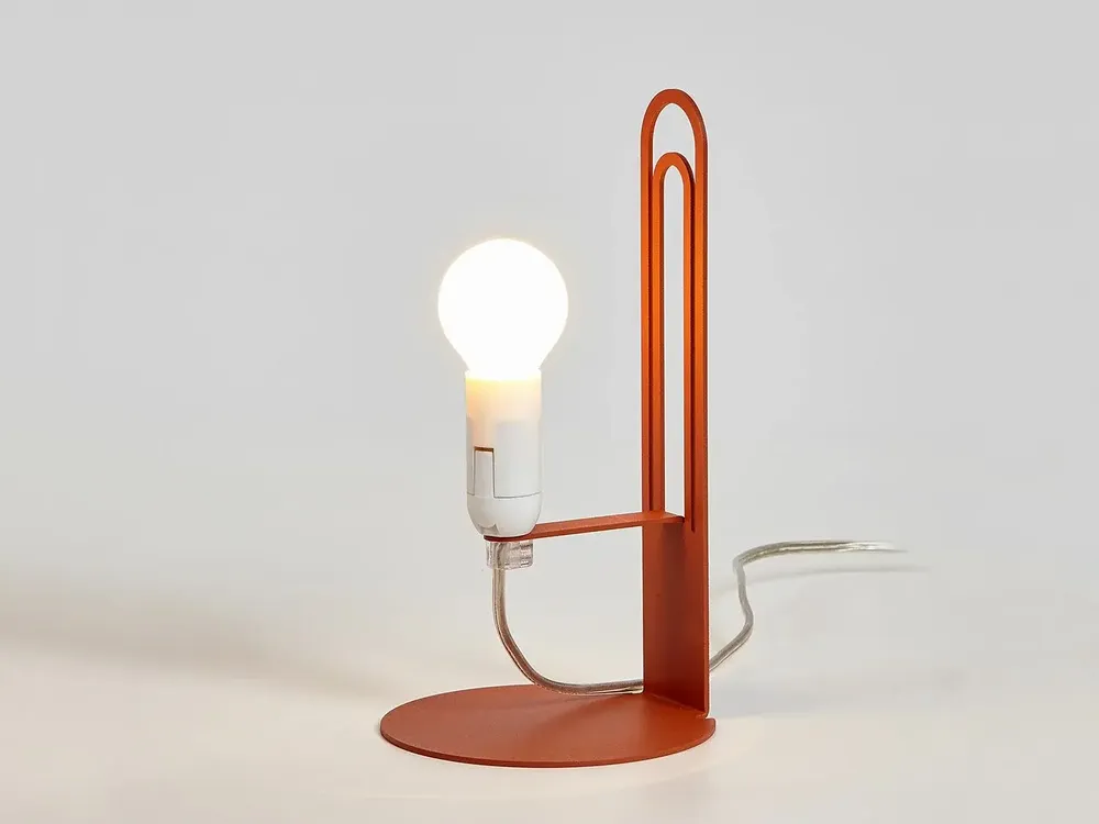 Lampes de table - CLIPAM lampe à poser terracotta avec abat-jours en cotonet - LUXCAMBRA