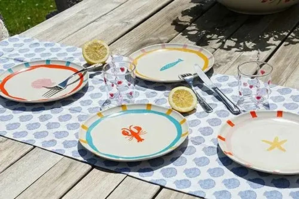 Everyday plates - Plate marine / set of 4 - AND NOOK