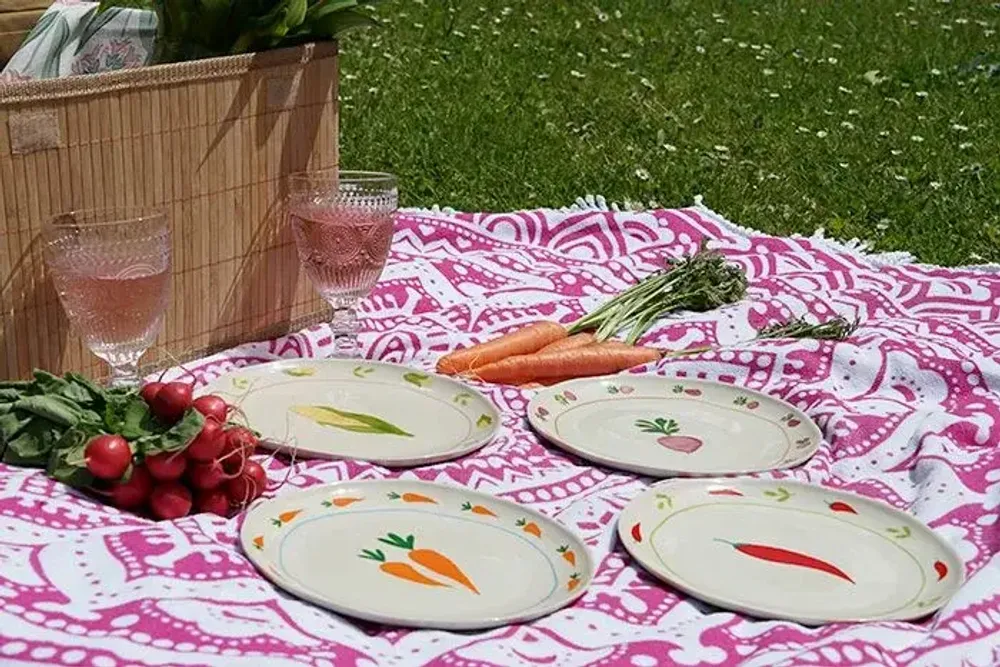 Everyday plates - Plate vegetables / set of 4 - AND NOOK