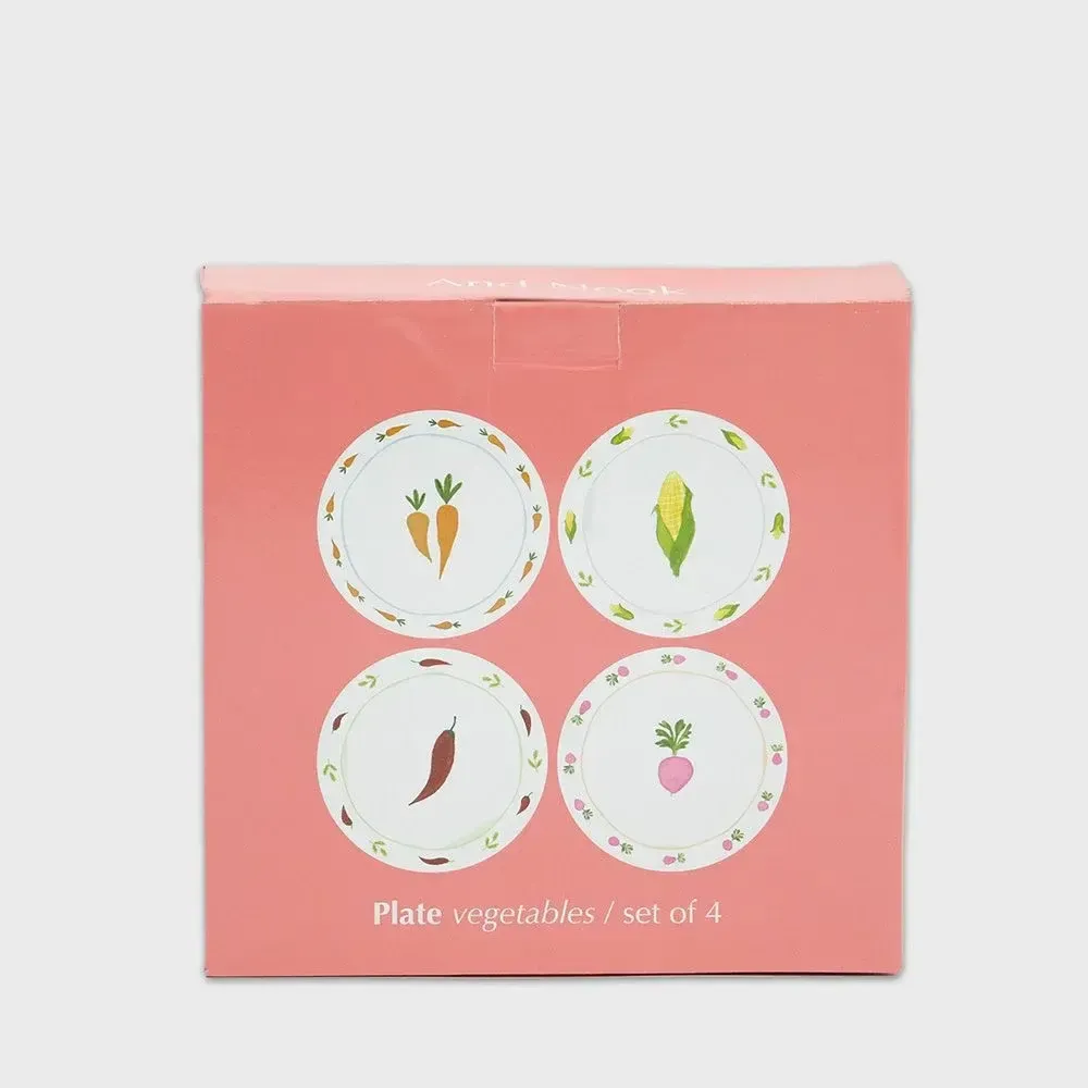 Everyday plates - Plate vegetables / set of 4 - AND NOOK