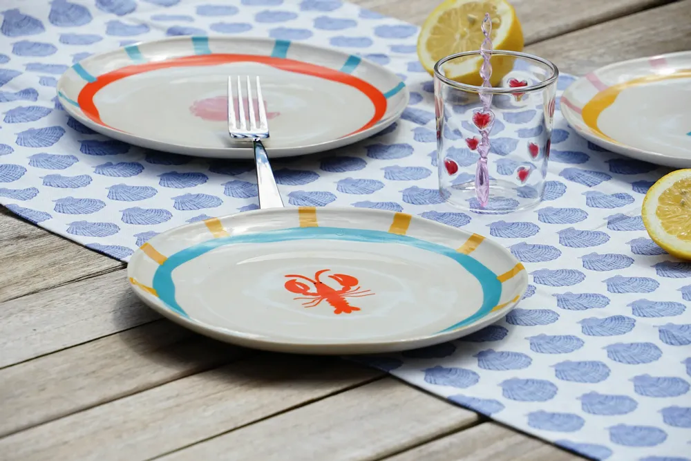 Glass - Glass hearts / set of 2 - red - AND NOOK