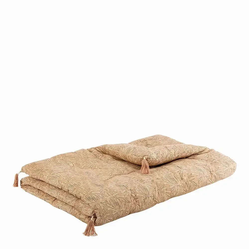 Sofas - Futon SOLINA pink cotton 80x180 - BLANC D'IVOIRE