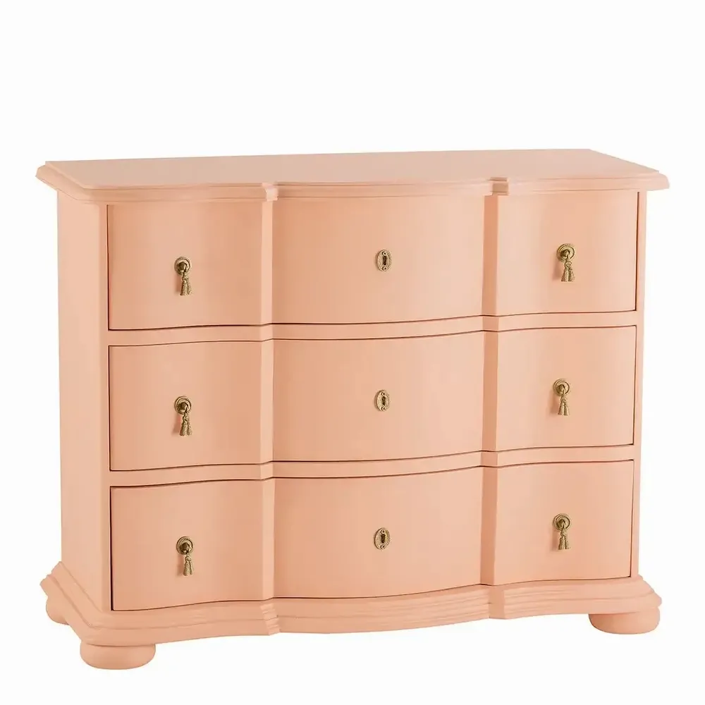 Chests of drawers - CARLOTTA PM chest of drawers pastel pink 105x44x82 - BLANC D'IVOIRE