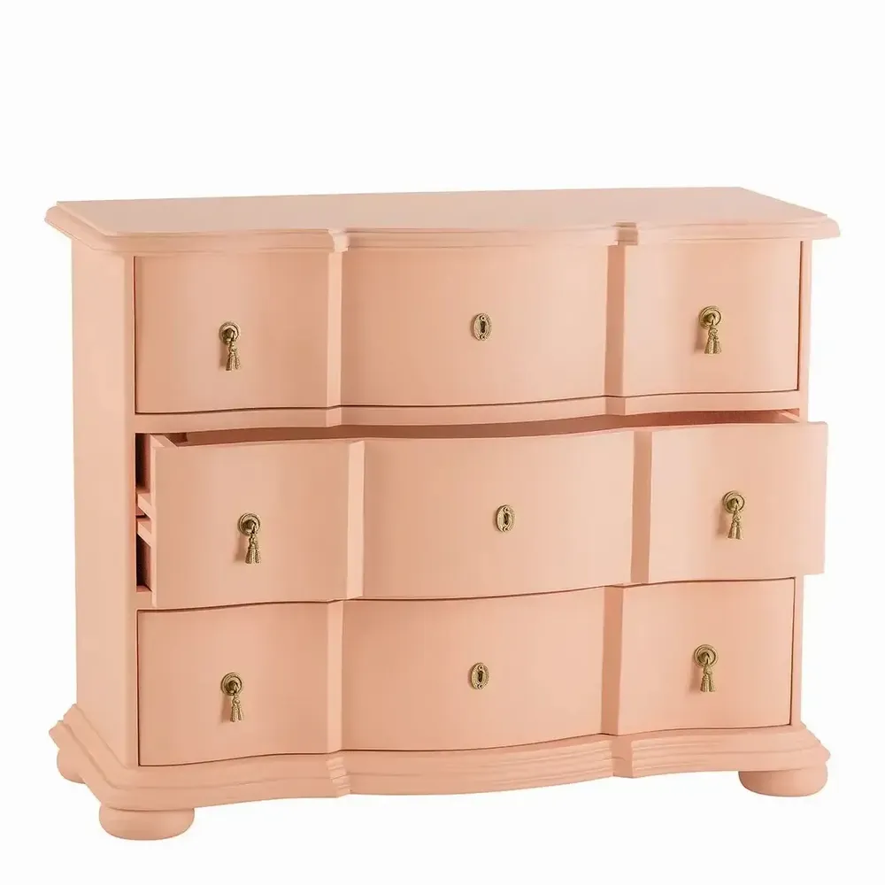 Chests of drawers - CARLOTTA PM chest of drawers pastel pink 105x44x82 - BLANC D'IVOIRE