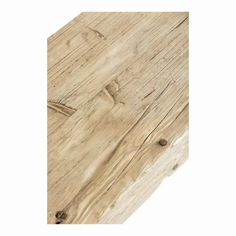 Benches - BAO bench recycled natural elm 150x40x47 - BLANC D'IVOIRE