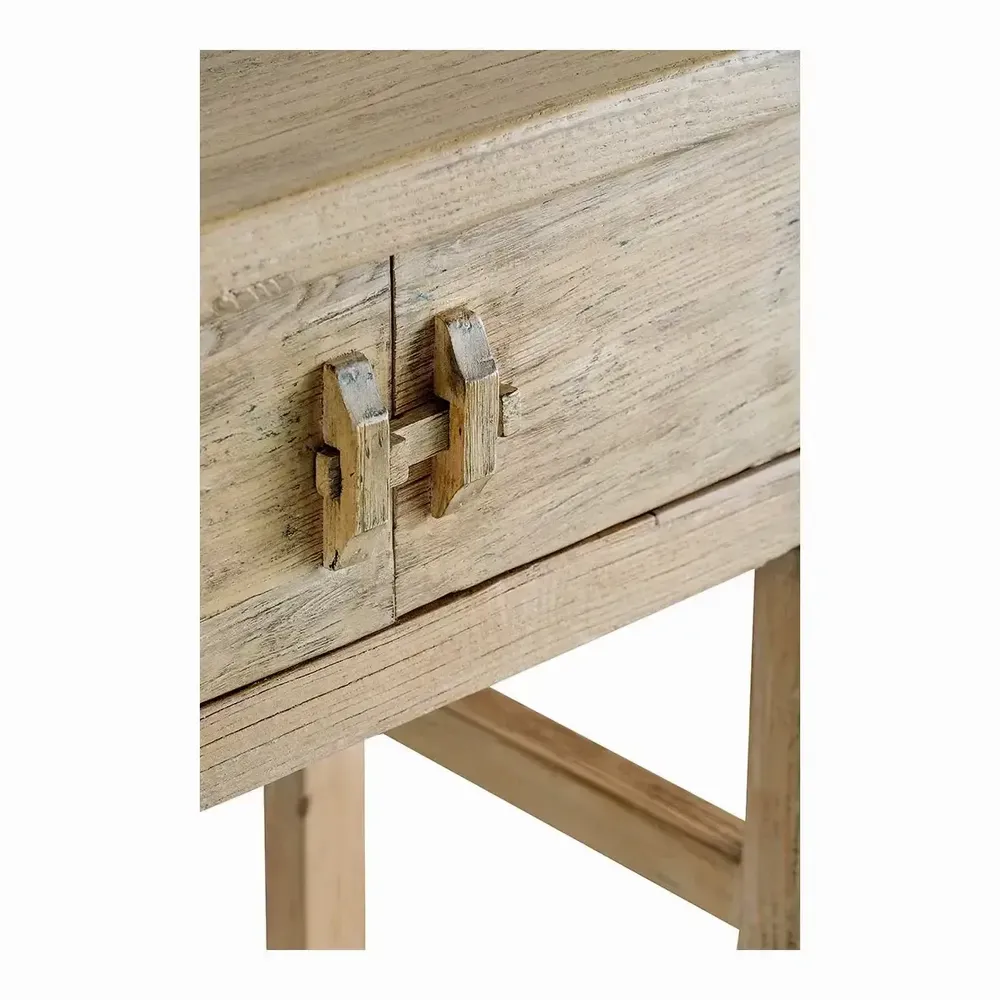 Consoles - Console BAO orme naturel recyclé 145x45x85 - BLANC D'IVOIRE