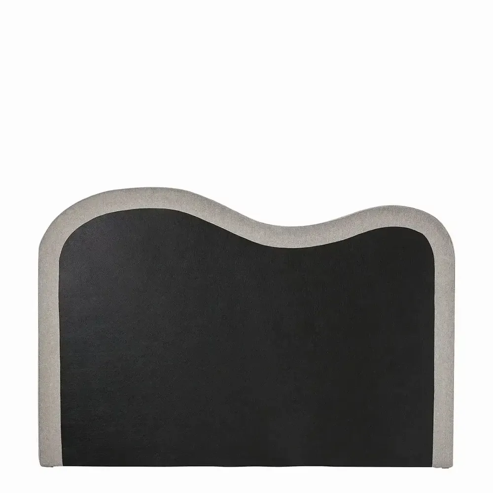 Têtes de lit - Tête de lit SERENA tissu gris 181x11X122 - BLANC D'IVOIRE