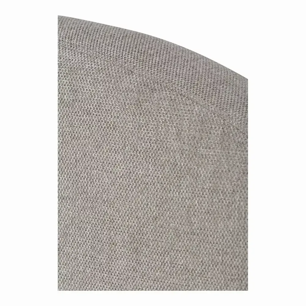 Têtes de lit - Tête de lit SERENA tissu gris 201x11x125 - BLANC D'IVOIRE