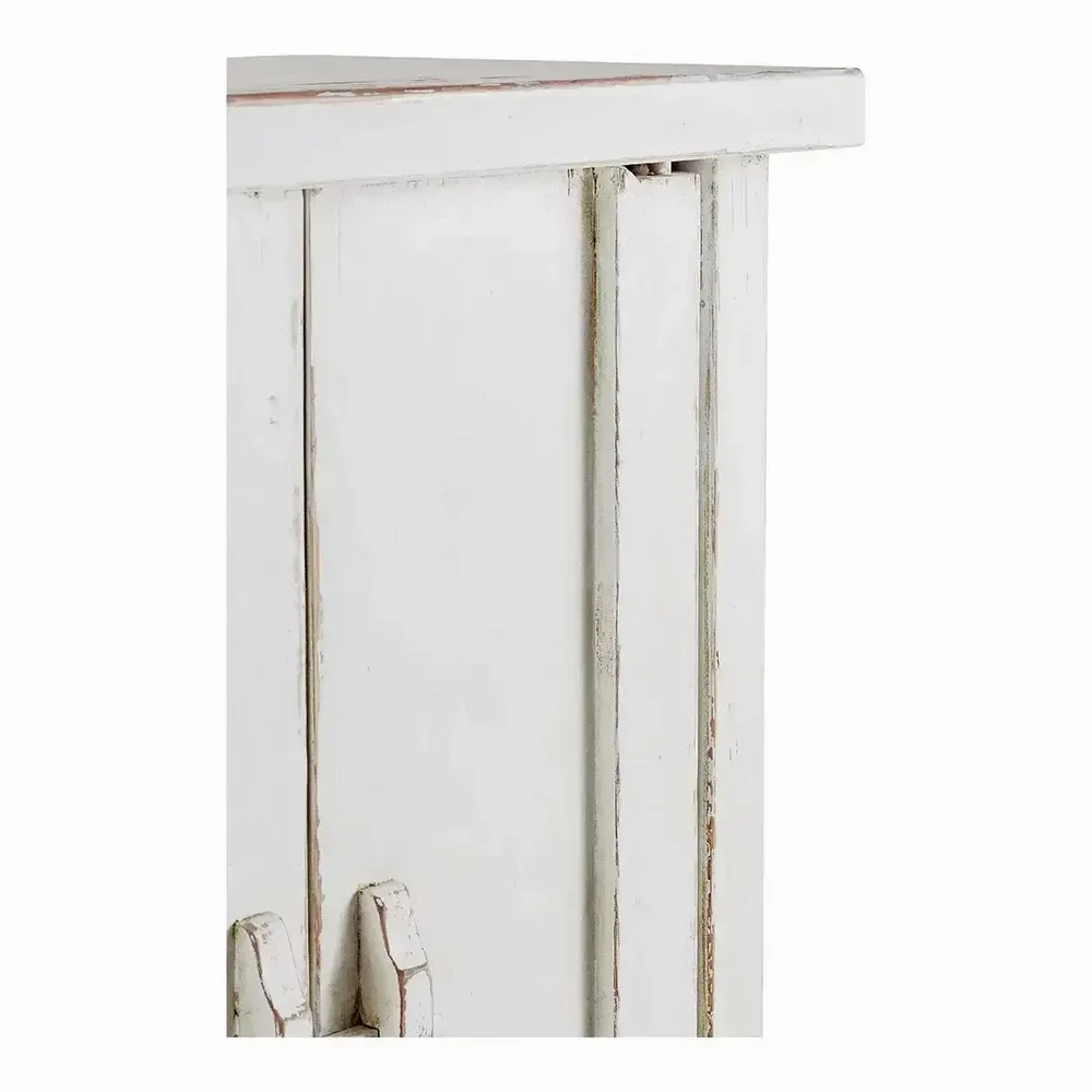 Armoires - Buffet BAO orme blanc recyclé 80x35x145 - BLANC D'IVOIRE