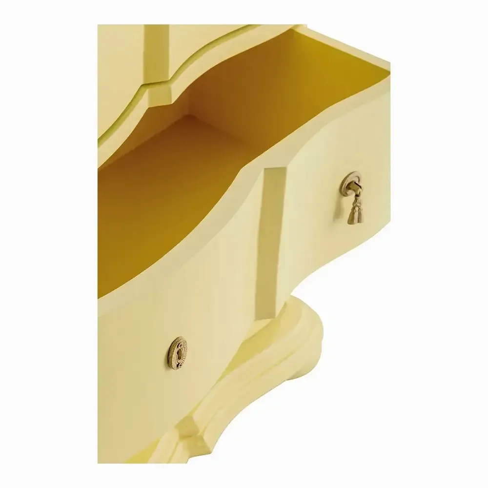 Chests of drawers - CARLOTTA PM chest of drawers pastel yellow 105x44x82 - BLANC D'IVOIRE