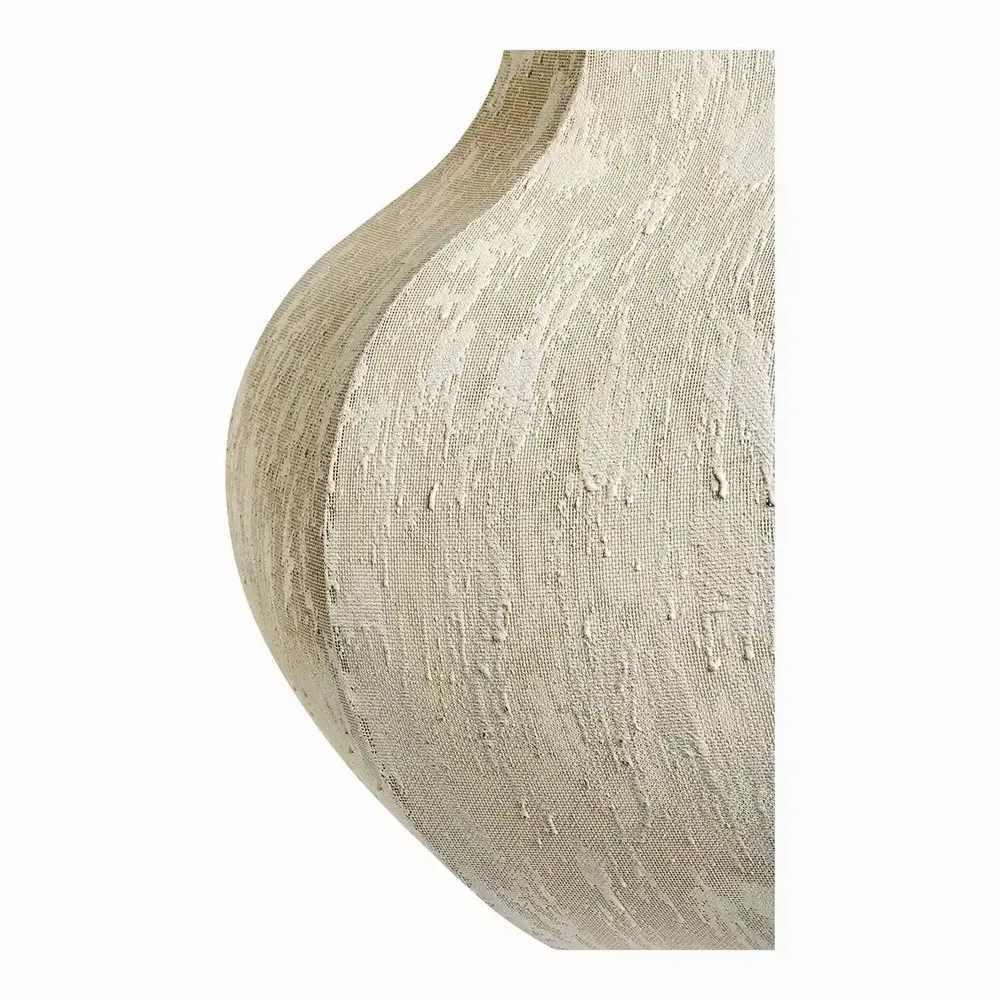 Suspensions - Suspension SORA métal et tissu mesh crème 60x60x56 - BLANC D'IVOIRE