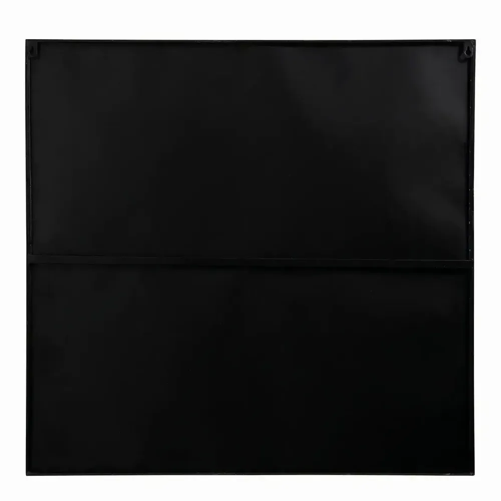 Mirrors - BASILE mirror black metal 80x5x80 - BLANC D'IVOIRE