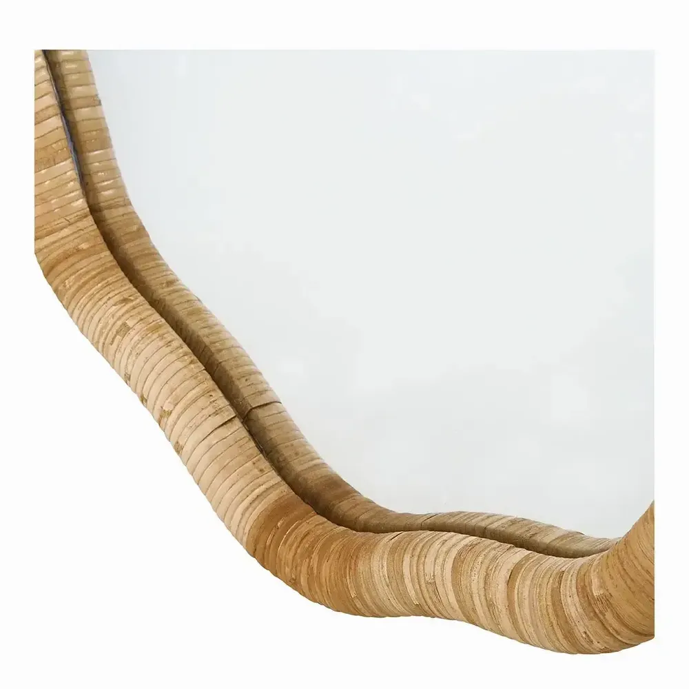 Mirrors - LOLA natural rattan mirror 60x4x90 - BLANC D'IVOIRE