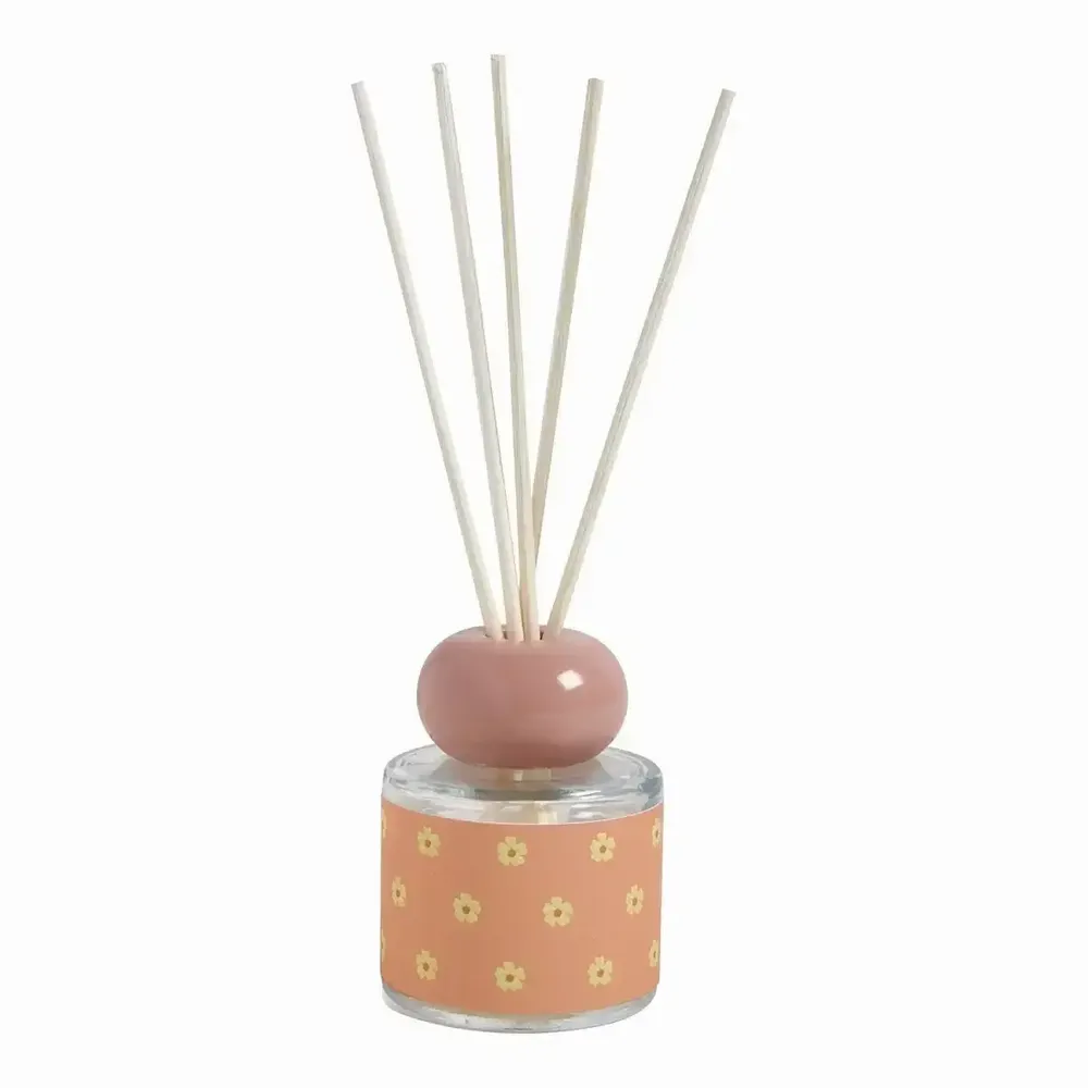 Caskets and boxes - 40 ml perfume diffuser box and Bain de Soleil decor - Mango Sorbet - MATHILDE M.