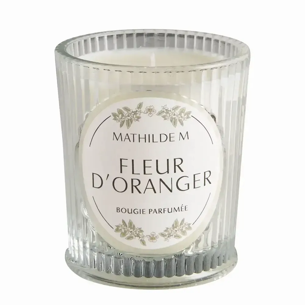 Bougies - Bougie parfumée Les Intemporelles en Fleurs 145 g - Fleur d'Oranger - MATHILDE M.