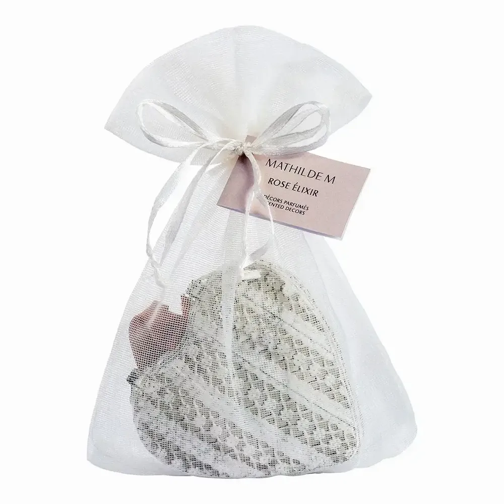 Home fragrances - Openwork metal heart box with scented decoration - Rose Elixir - MATHILDE M.