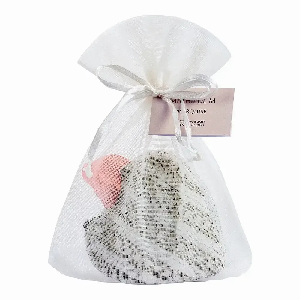 Home fragrances - Heart box in openwork metal with scented decoration - Marquise - MATHILDE M.