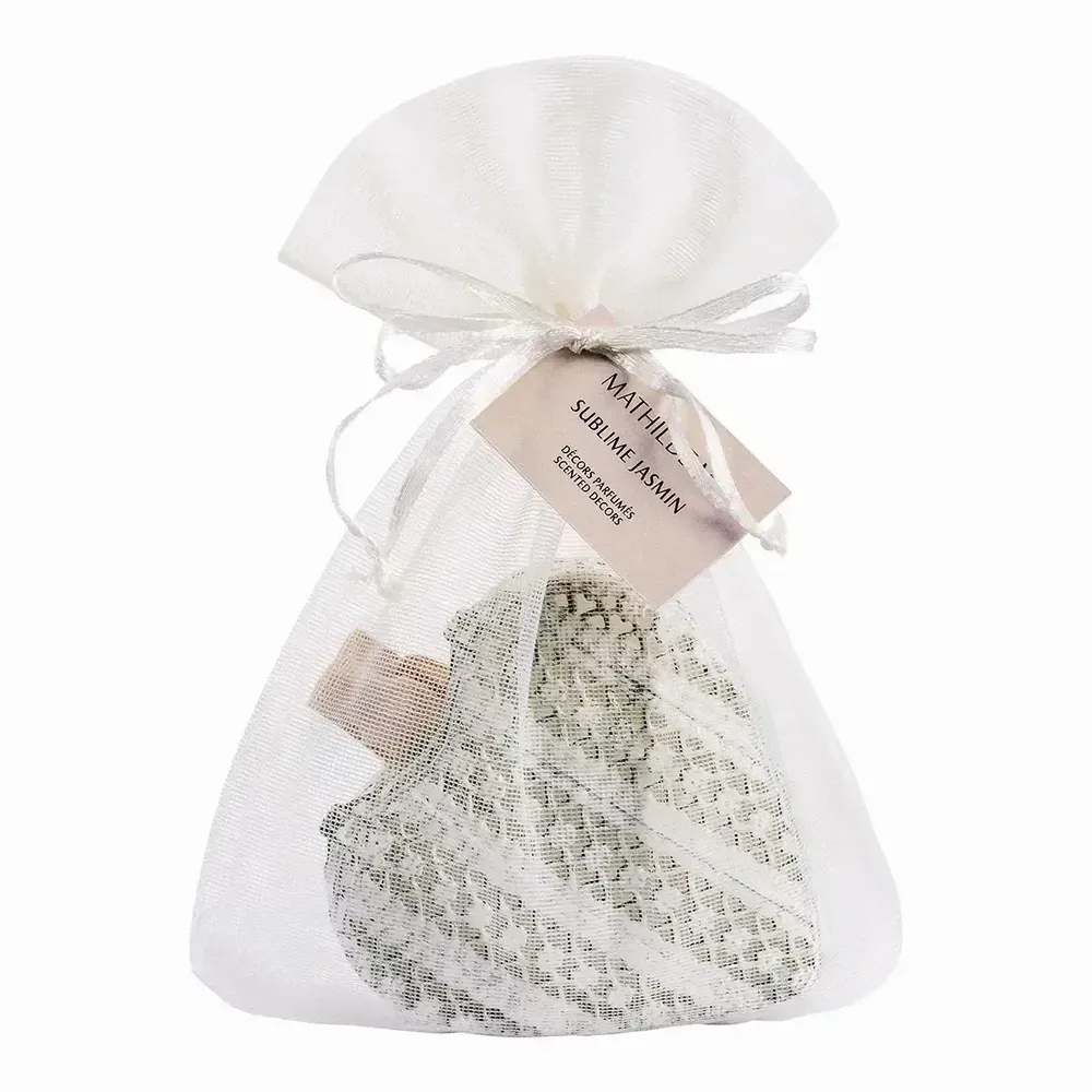 Home fragrances - Openwork metal heart box with scented decoration - Sublime Jasmin - MATHILDE M.