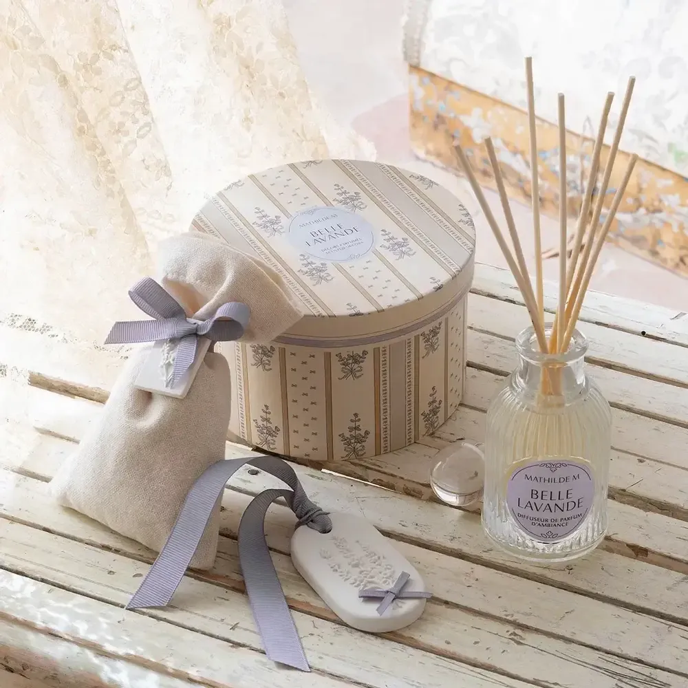 Coffrets et boîtes - Coffret de 5 décors parfumés - Belle Lavande - MATHILDE M.