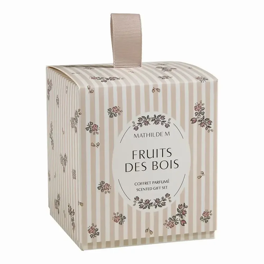 Caskets and boxes - Les Intemporelles en Fleurs home fragrance and decor set - Fruits des Bois - MATHILDE M.